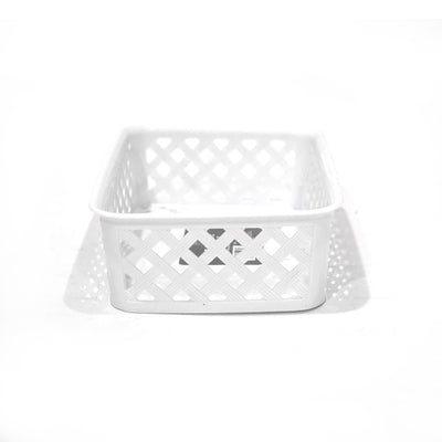 Multipurpose Mini Plastic Storage Basket 14x19.5x6cm