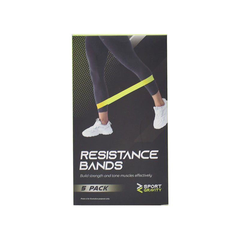 5PCS Fitness Resistance Loop Exercise Bands