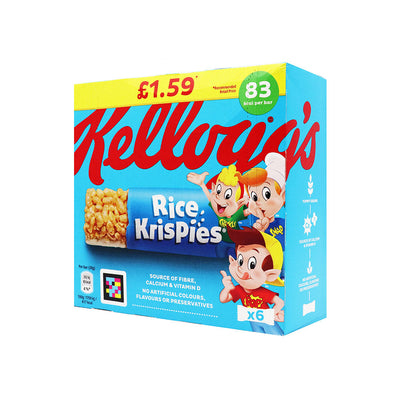 Kellogg's Rice Krispies Cereal Bars 6PK