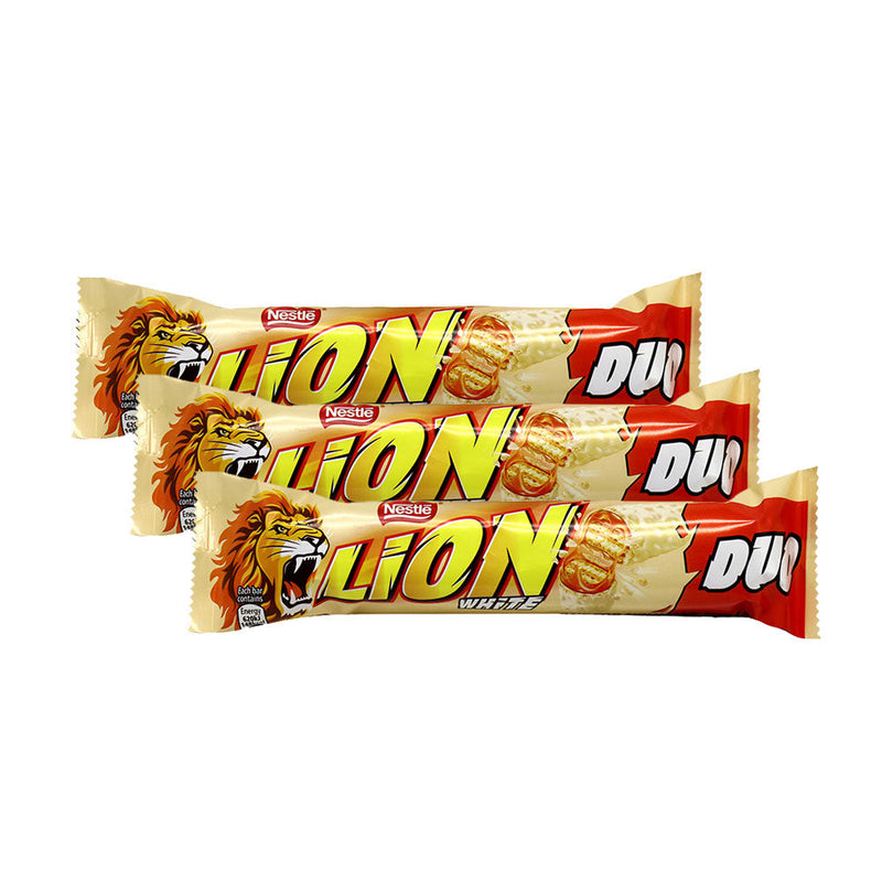 Lion White Chocolate Duo Bar 60g