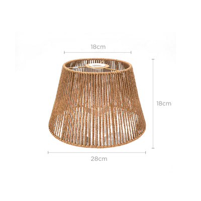 Lampshade with dimensions on a white background