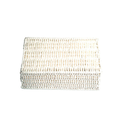 Paper rope basket-white