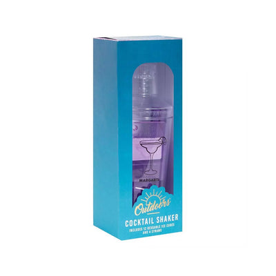 Bello Violet Cocktail Shaker Set With Straws Ice Cubes
