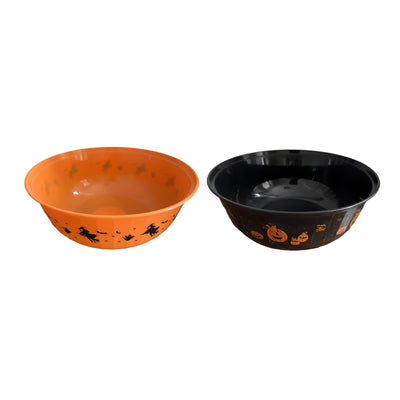Halloween Plastic Trick or Treat Serving Bowl