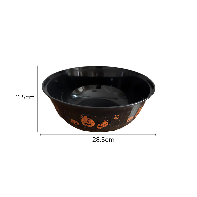 Halloween Plastic Trick or Treat Serving Bowl