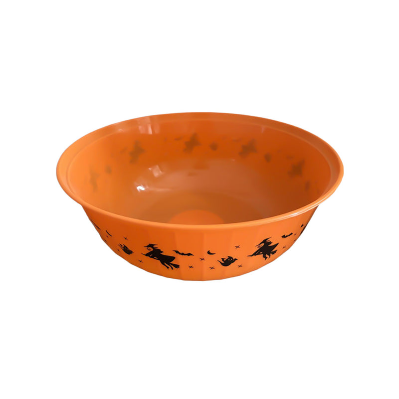 Halloween Plastic Trick or Treat Serving Bowl & Plate Set