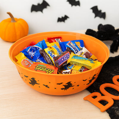 Halloween Plastic Trick or Treat Serving Bowl