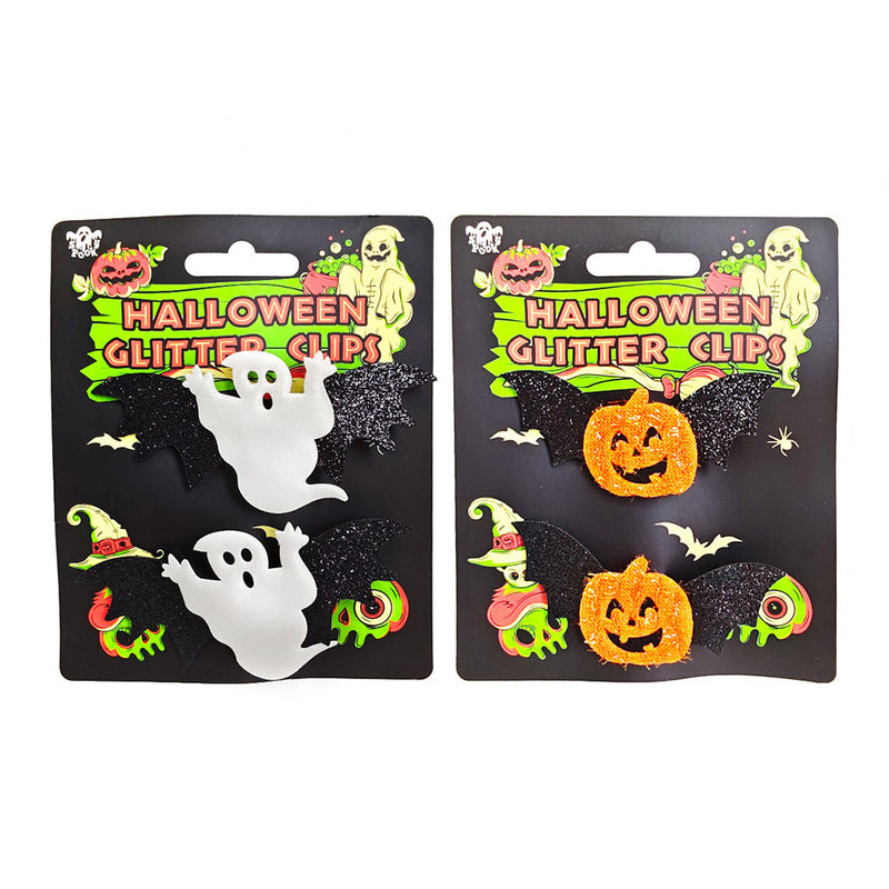 Halloween Glitter Clip 2PK