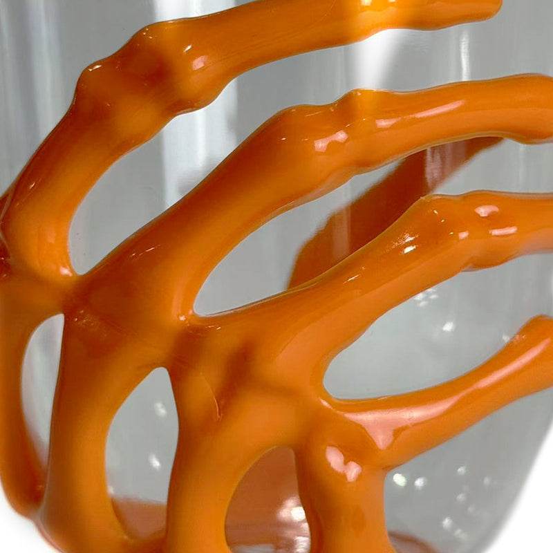 Halloween Skull Hand Tumbler