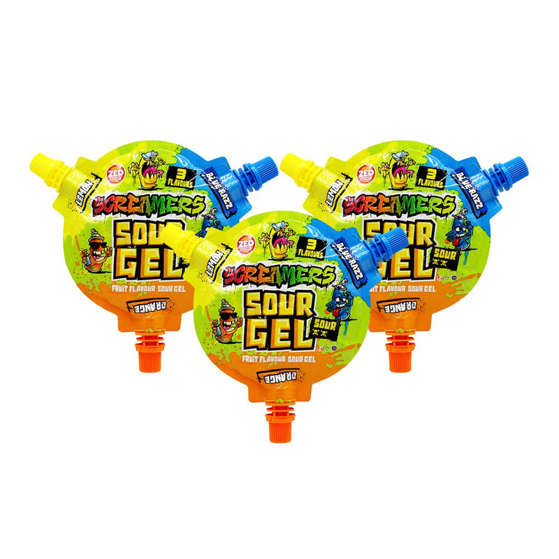 Zed Candy Screamers Fruit Flavour Sour Gel 45g