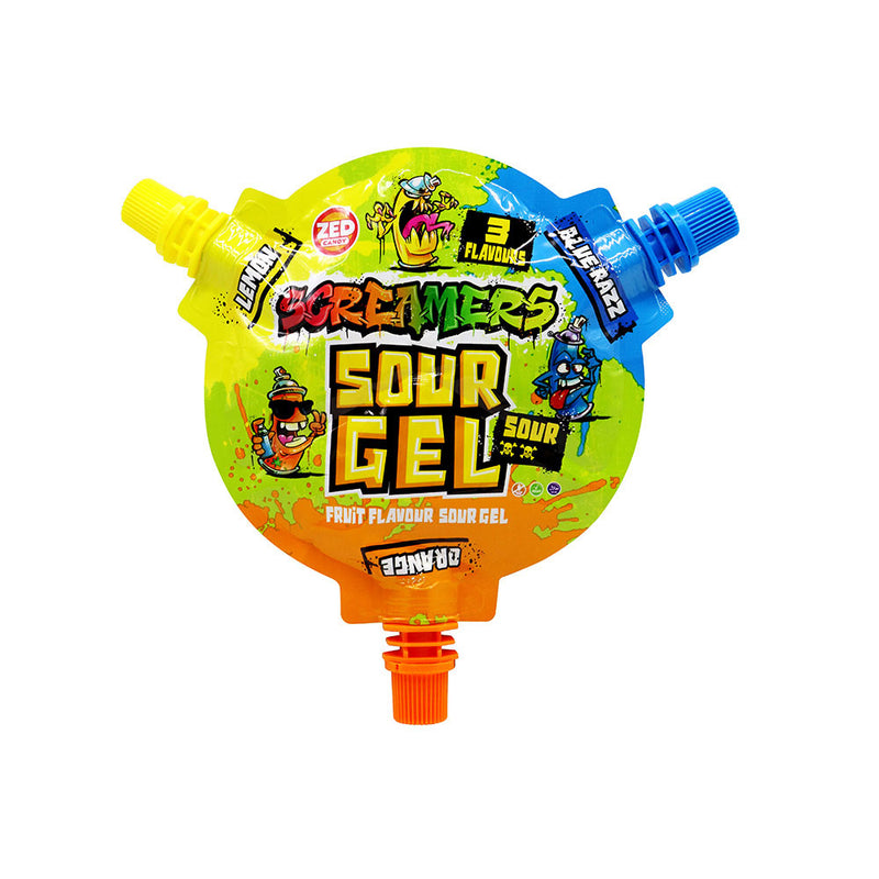 Zed Candy Screamers Fruit Flavour Sour Gel 45g