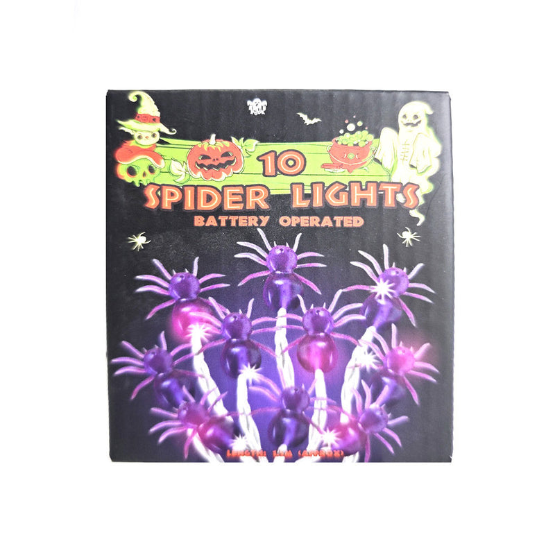 10 Spider LED Lights Purple 1.5M