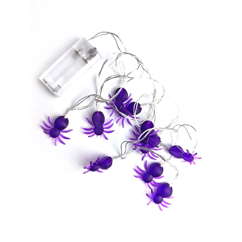 10 Spider LED Lights Purple 1.5M
