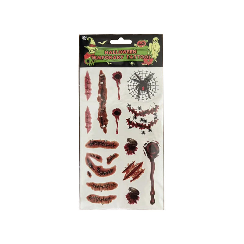 Hallowen Temp Tattoos Stick
