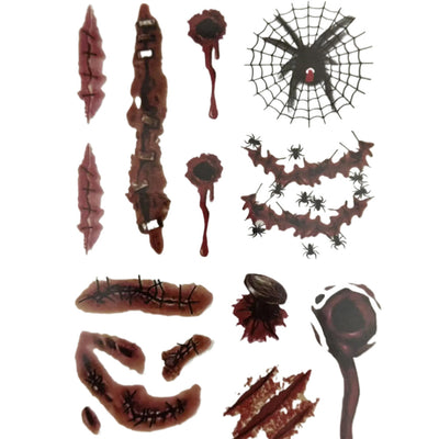 Hallowen Temp Tattoos Stick