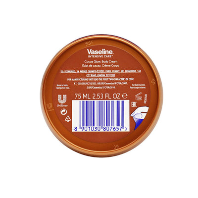 Vaseline Intensive Care Cocoa Glow Body Cream 75ML