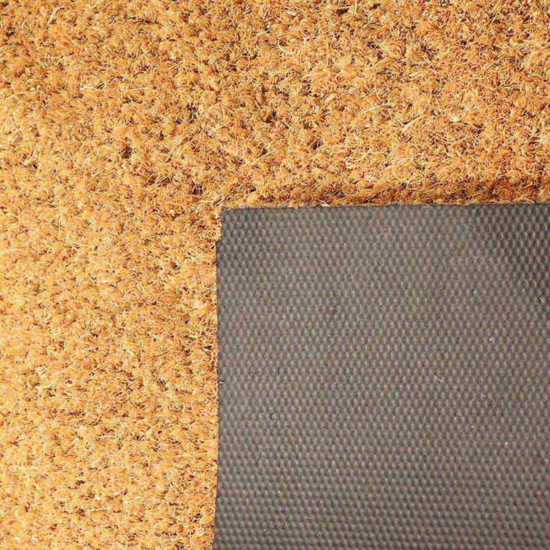 JVL Leisure Hours Patterned Latex Coir Doormat 40x60CM
