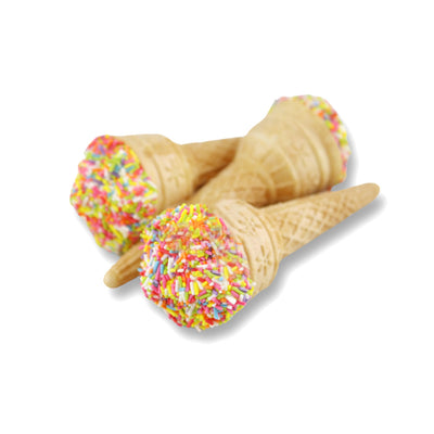 Rose Kool Kones Wafer Cones Strawberry & Cream 4PK x 3Pack