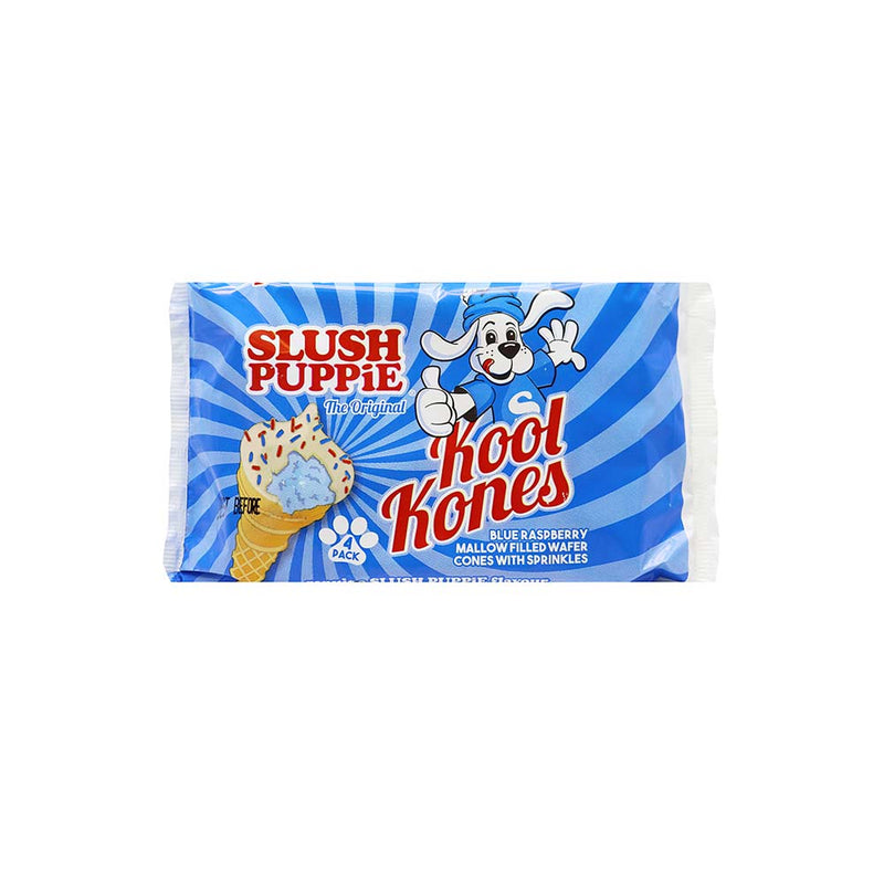 Slush Puppie Kool Kones Wafer Cones Blue Rasperberry 4PK x 3Pack