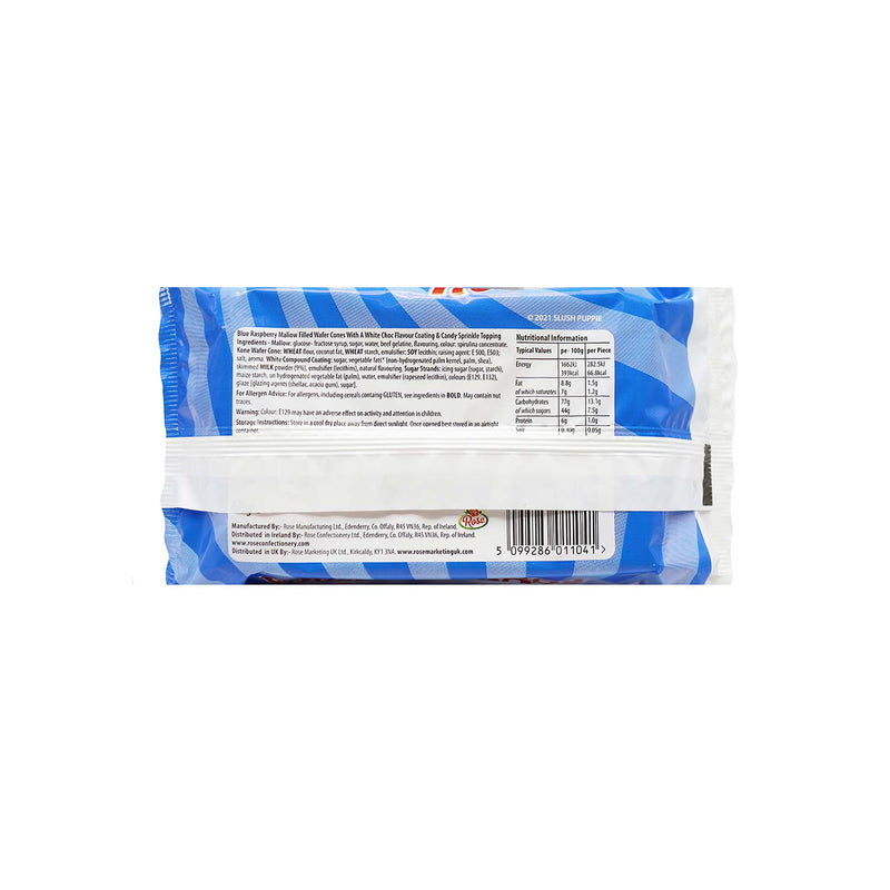 Slush Puppie Kool Kones Wafer Cones Blue Rasperberry 4PK x 3Pack