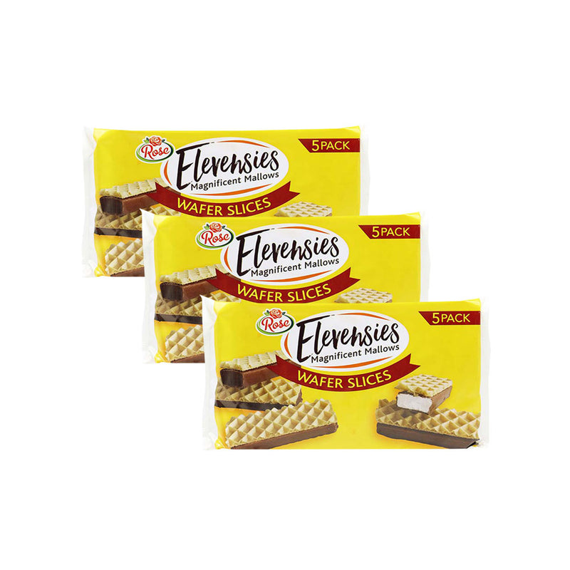 Elevensies Wafer Slices Chocolate 100g x 3Pack