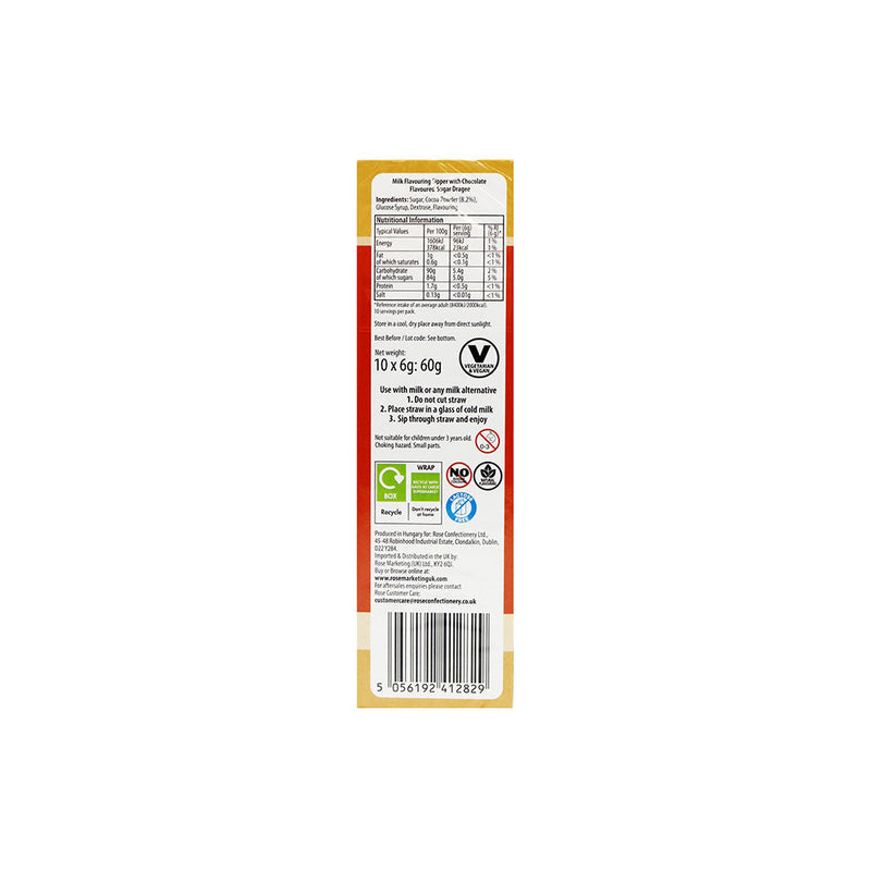 Eezy Fun Super Sippers Chocolate Flavour Straws 10PK