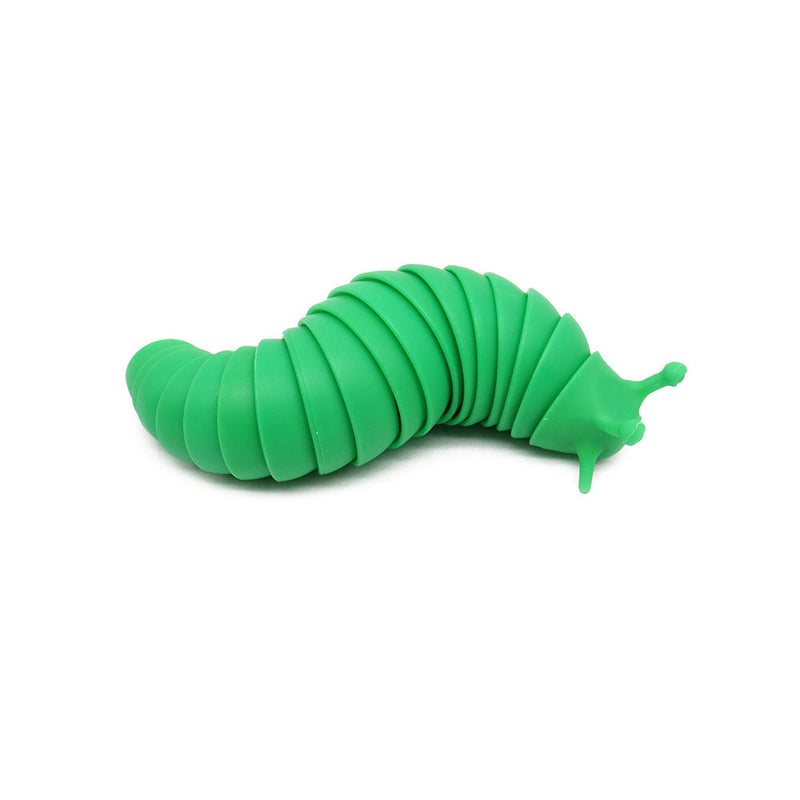 Rainbow Wriggle Slug Puzzle Toy 4 Colours Assorted