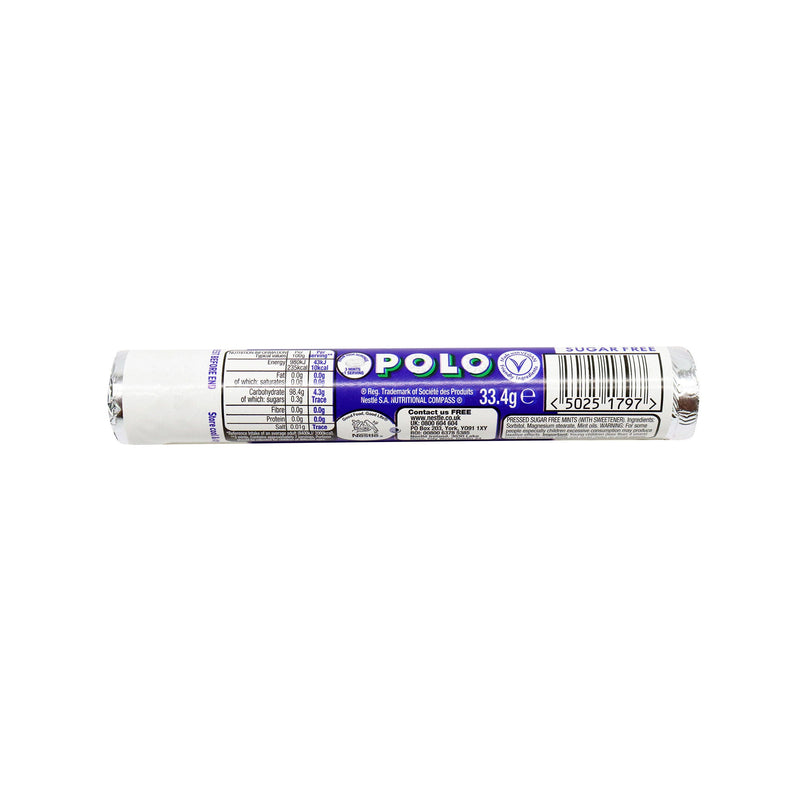 Polo Sugar Free Mints Tube 33g