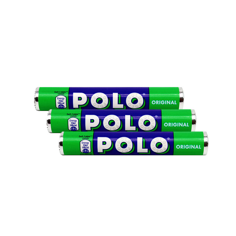 Polo Original Mints Tube 34g x 3Pack