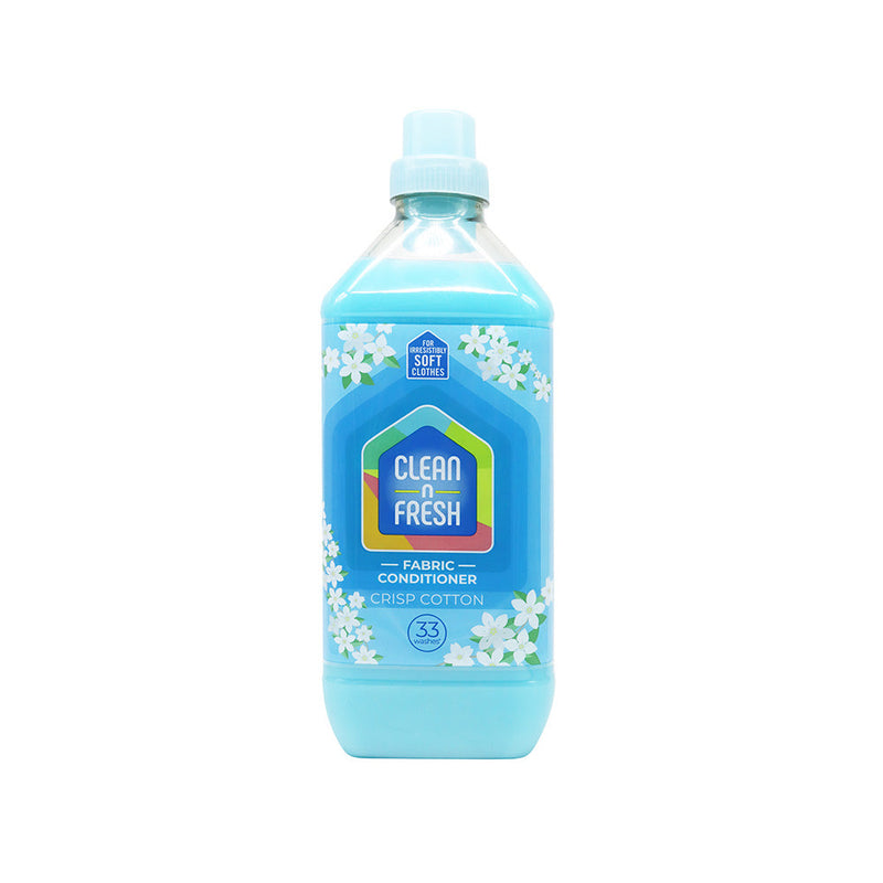 Clean N Fresh Fabric Conditioner Crisp Cotton 33 Washes 1L