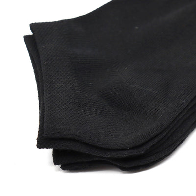 Ladies Black Trainer Socks 3PK Size 4-8