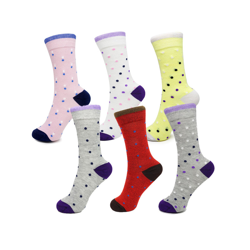Ladies Casual Socks Dot Design Pack of 3