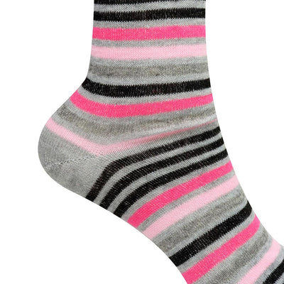 Ladies Design Socks 3PK Size 4-8
