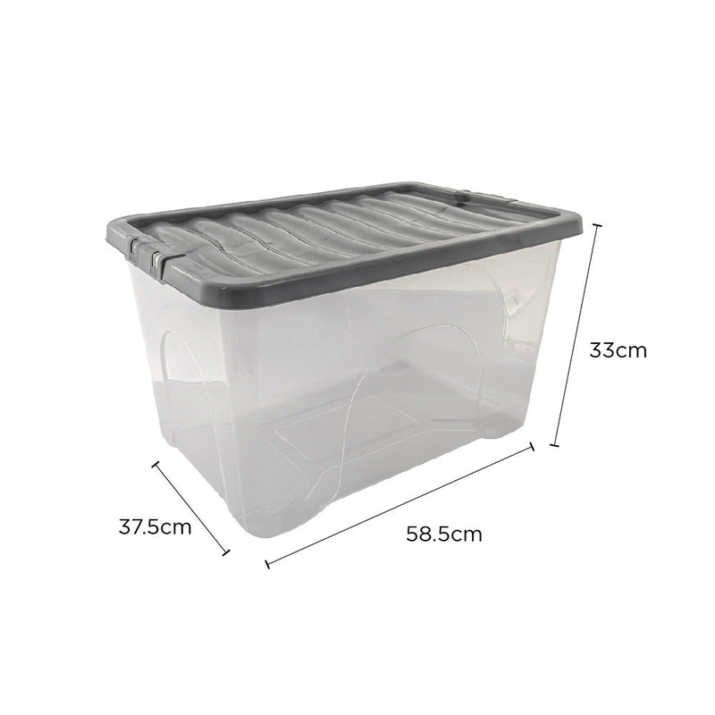 65L Recycled Plastic Crates with Lids