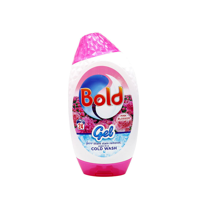 Bold 2In1 Pink Blossom Washing Liquid Gel 24 Washes 840ML
