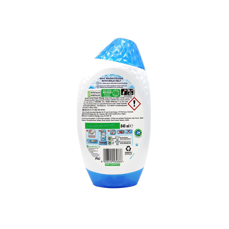 Bold 2In1 Spring Awakening Washing Liquid Gel 24 Washes 840ML