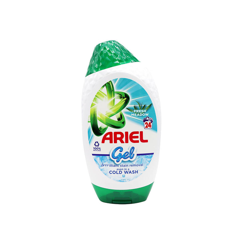Ariel Fresh Meadow Cold Washing Gel 24 Washes 840ML