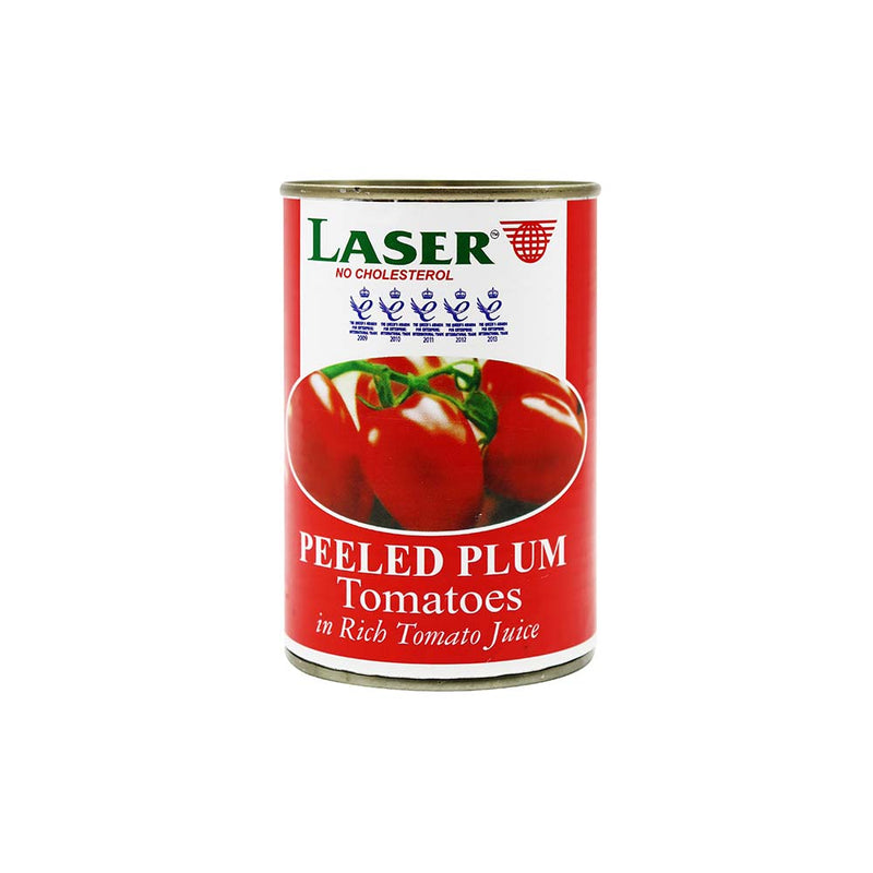 Laser Peeled Plum Tomatoes 400g