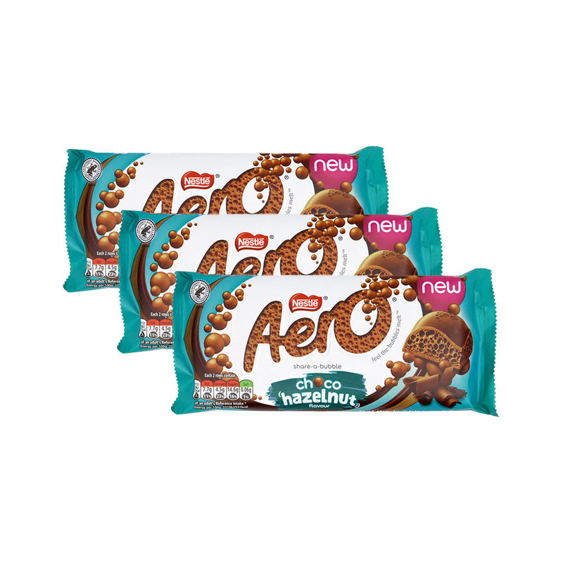 Aero Hazelnut Chocolate Sharing Bar 90g