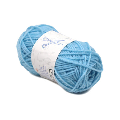 Acrylic Knitting Yarn 50g Baby Blue x 3PK