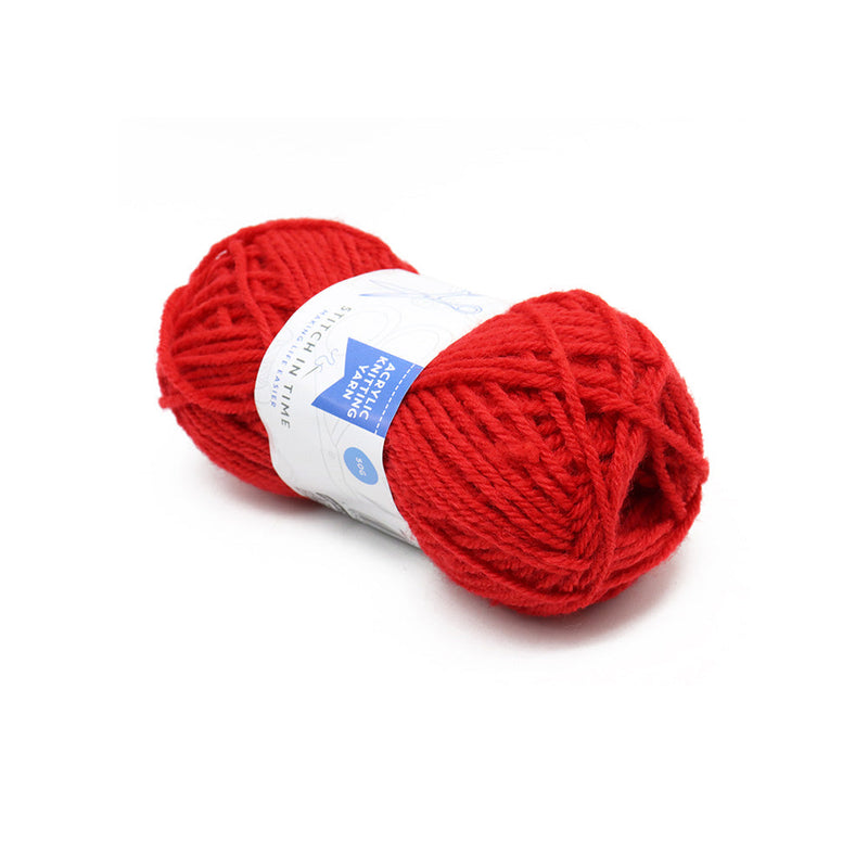 Acrylic Knitting Yarn 50g Red