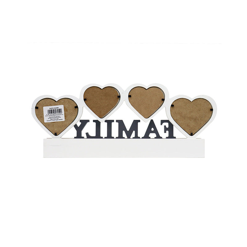 Heart Wooden Family Photo & Picture Holder
