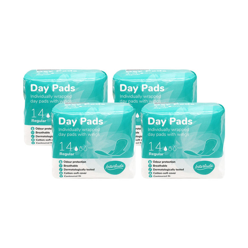 Interlude Ultra Regular Day Pads With Wings 14S x 4PK