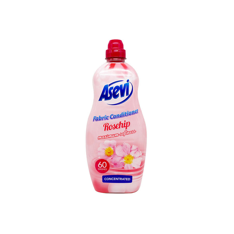 Asevi Fabric Softener Laundry Conditioner Concentrated Rosehip 60W 1380ML