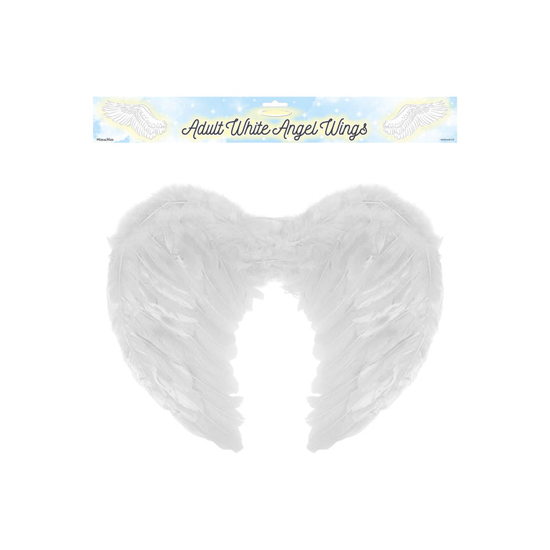 Adult White Angel Feather Wings