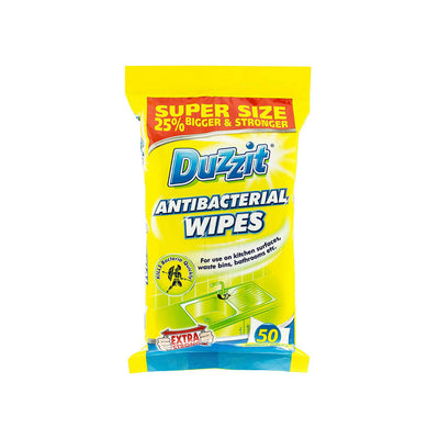 Duzzit Anti-Bacterial Wipes 50PK