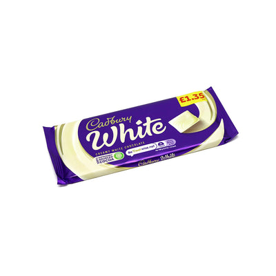 Cadbury Creamy White Chocolate Bar 90g x 4PK