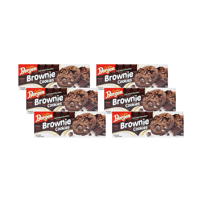 Bergen Soft Baked Chocolate Brownie Cookies 126g