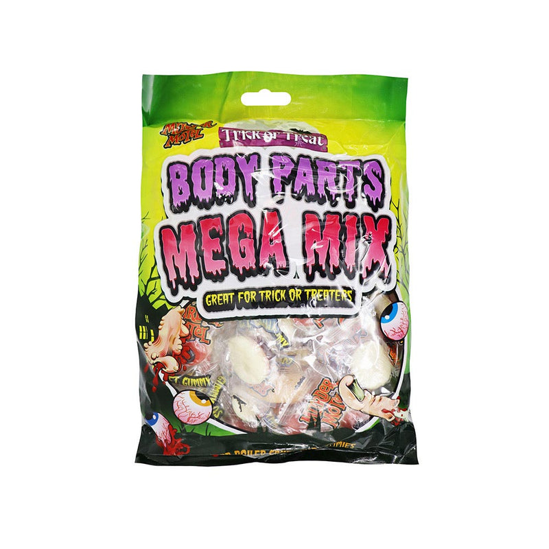 Trick Or Treat Body Parts Mega Mix Fruit Candy 450g