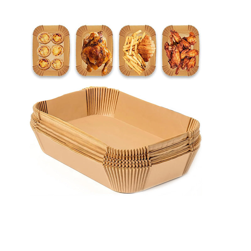 Air Fryer Liners Rectangle 20 x 14cm 60PK